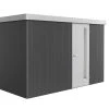 Biohort Gerätehaus Neo 1D 3.1 348 X 180 Cm Dunkelgrau/silber Standardtür