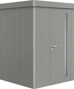 Biohort Gerätehaus Neo 1A 180 X 180 Cm Quarzgrau Standardtür