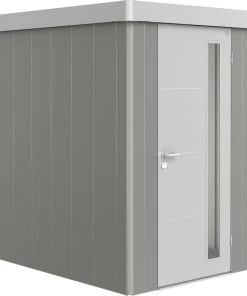 Biohort Gerätehaus Neo 2A 2.1 180 X 236 Cm Quarzgrau/silber Standardtür