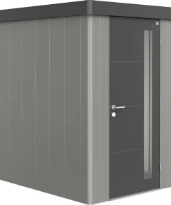 Biohort Gerätehaus Neo 2A 2.3 180 X 236 Cm Quarzgrau/dunkelgrau Standardtür