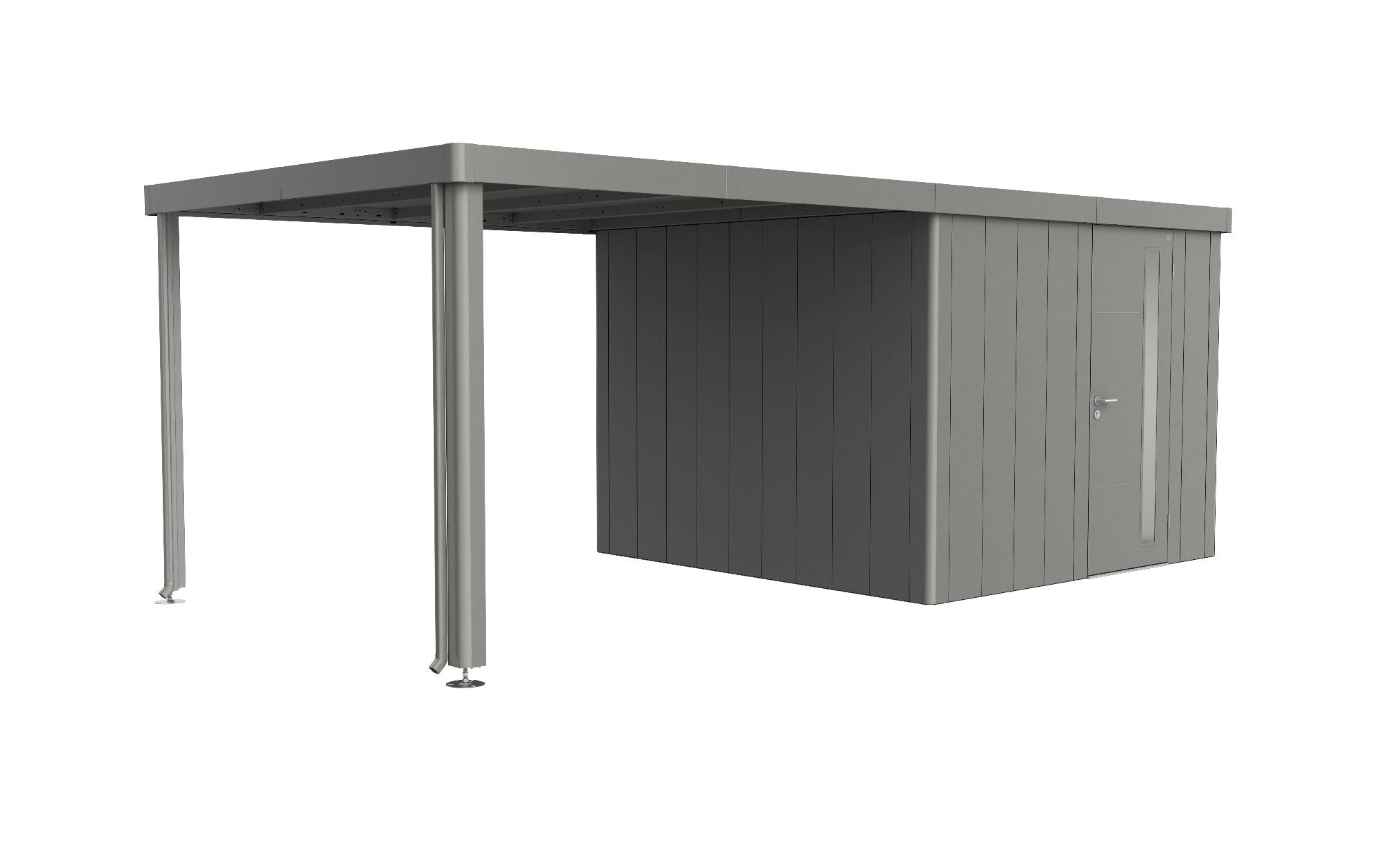 Biohort Seitendach Zu Neo 3A, 3B, 3C Und 3D Quarzgrau 3 Biohort Seitendach Zu Neo 3A, 3B, 3C Und 3D Quarzgrau