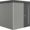 Biohort Gerätehaus Neo 2B 2.3 236 X 236 Cm Quarzgrau/dunkelgrau Standardtür