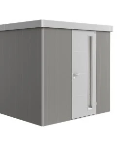 Biohort Gerätehaus Neo 3B 2.1 236 X 292 Cm Quarzgrau/silber Standardtür