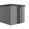 Biohort Gerätehaus Neo 3B 2.3 236 X 292 Cm Quarzgrau/dunkelgrau Standardtür -Weka Shop 9003414870437 scaled