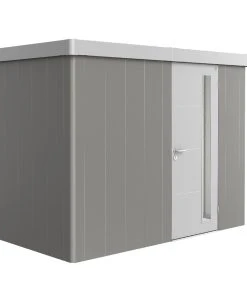Biohort Gerätehaus Neo 1C 2.1 292 X 180 Cm Quarzgrau/silber Standardtür
