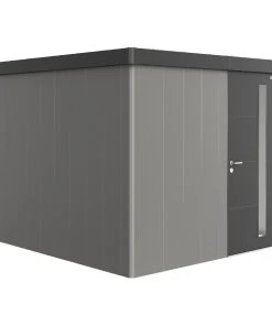 Biohort Gerätehaus Neo 4C 2.3 292 X 348 Cm Quarzgrau/dunkelgrau Standardtür