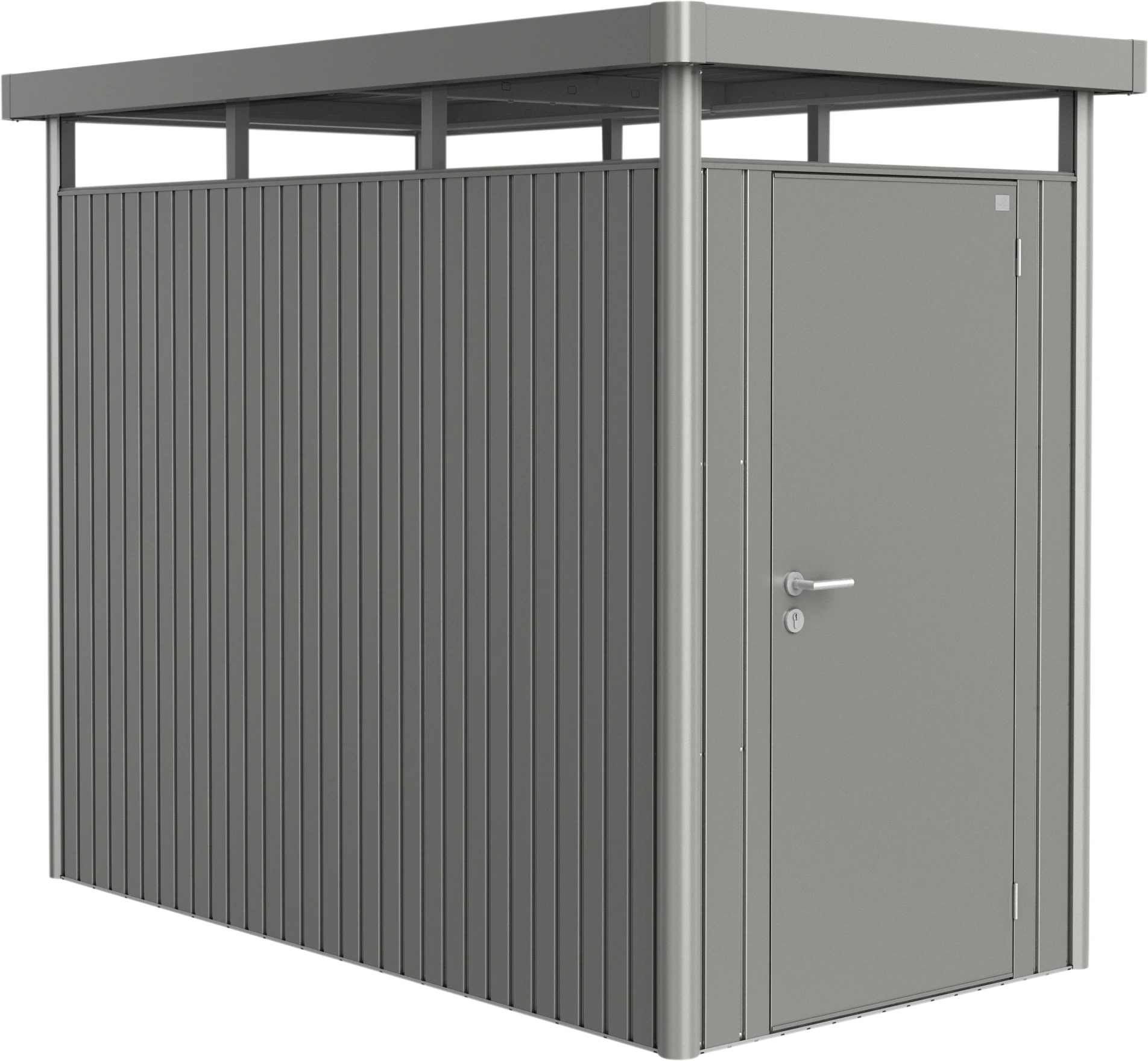 Biohort Gerätehaus HighLine HS 155 X 275 Cm Quarzgrau Standardtür 3 Biohort Gerätehaus HighLine HS 155 X 275 Cm Quarzgrau Standardtür