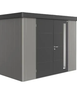 Biohort Gerätehaus Neo 2C 2.3 292 X 236 Cm Quarzgrau/dunkelgrau