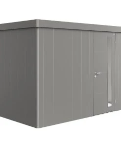 Biohort Gerätehaus Neo 4D 348 X 348 Cm Quarzgrau Standardtür